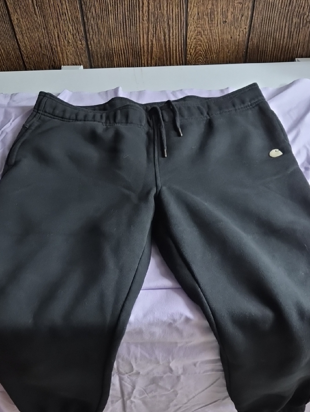 Carhartt Black Drawstring Track Pants
